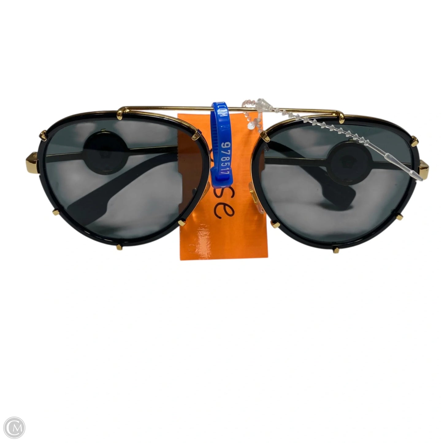 Sunglass Case Luxury Designer By Versace, Size: Medium