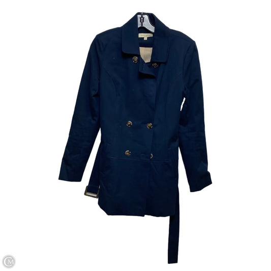 Coat Trench Coat By 41 Hawthorn In Blue, Size: M