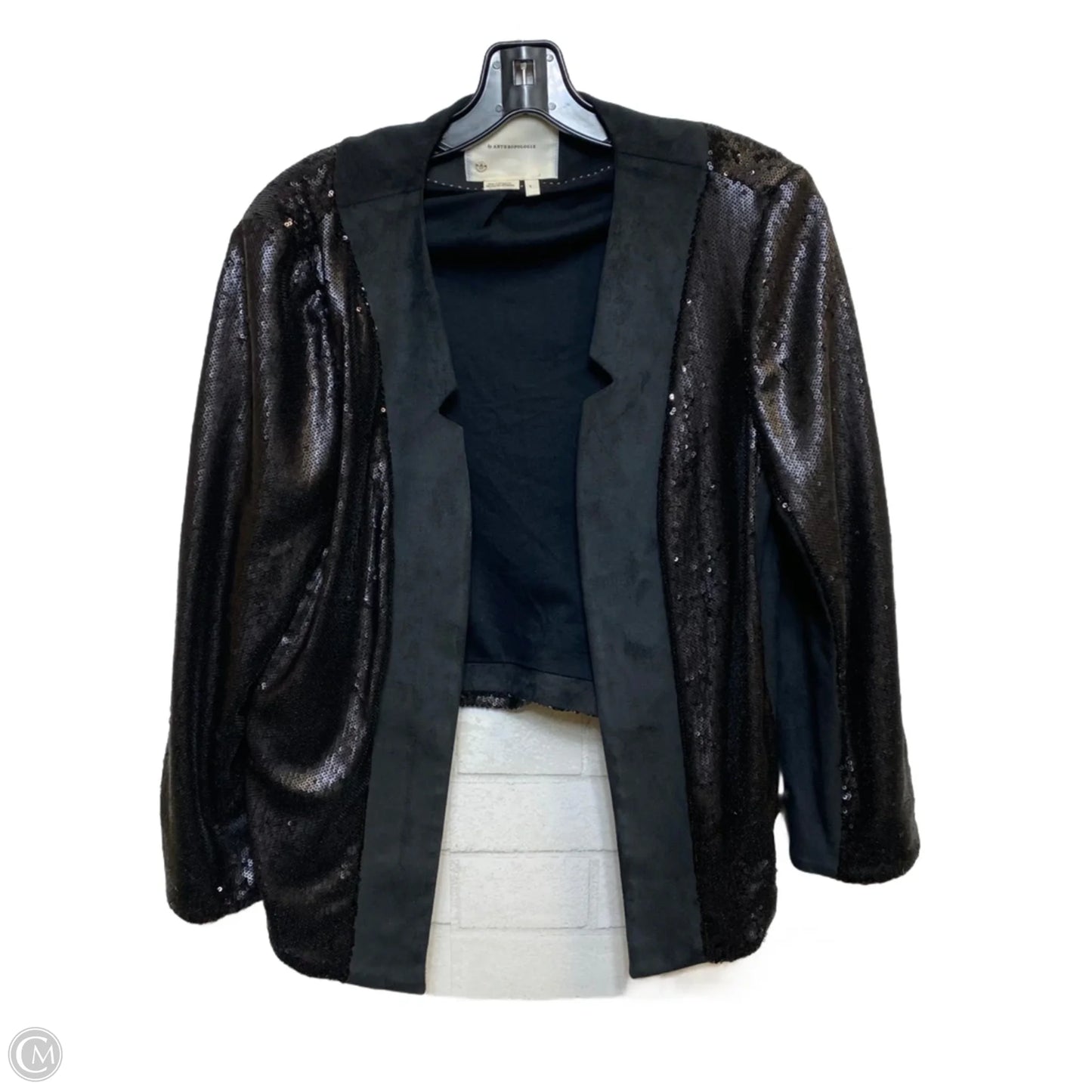 Cardigan By Anthropologie In Black, Size: L
