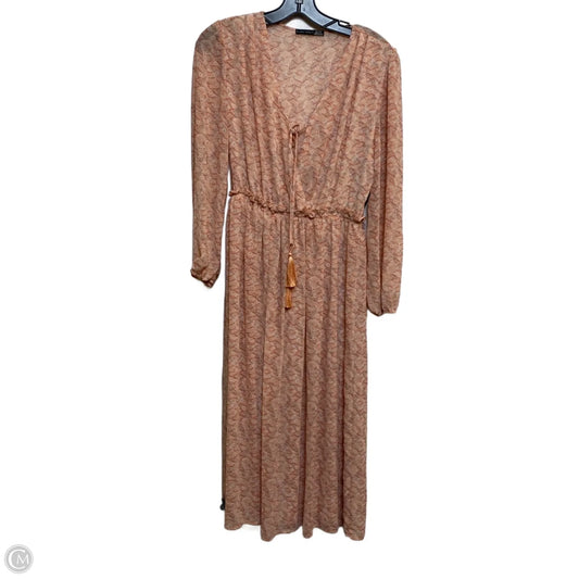 Dress Casual Maxi By Black Tape In Orange & Red, Size: S