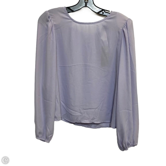 Top Long Sleeve By Shinestar In Purple, Size: S