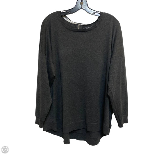 Sweater By Cable And Gauge In Grey, Size: 2x