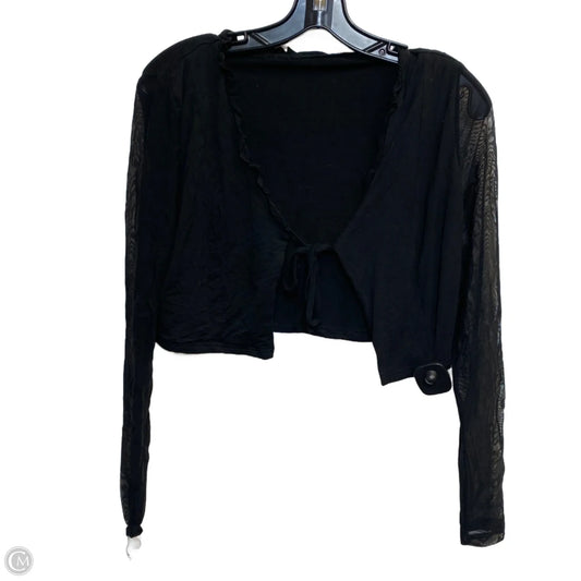 Top Long Sleeve By Cmf In Black, Size: S
