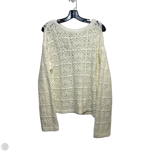 Sweater By Universal Thread In Cream, Size: M