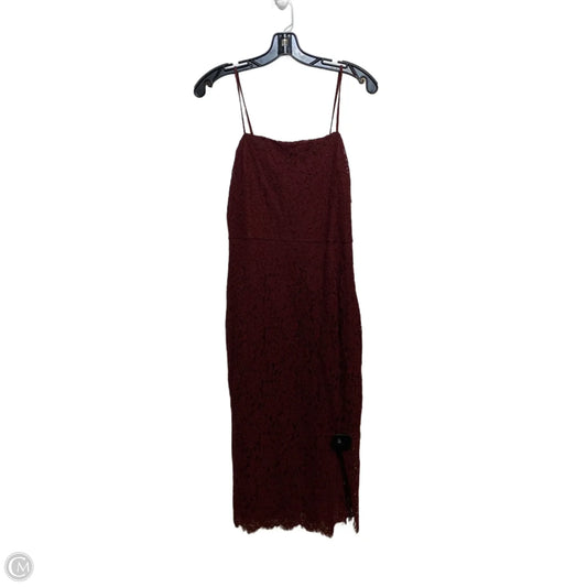Dress Casual Short By Express In Maroon, Size: S