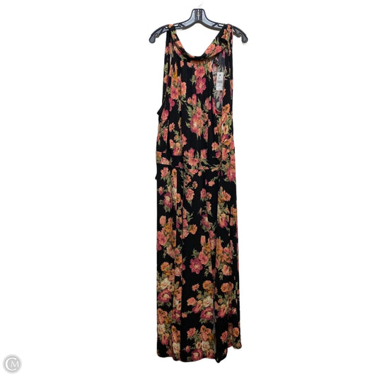Dress Casual Maxi By Lane Bryant In Black & Green, Size: 4x