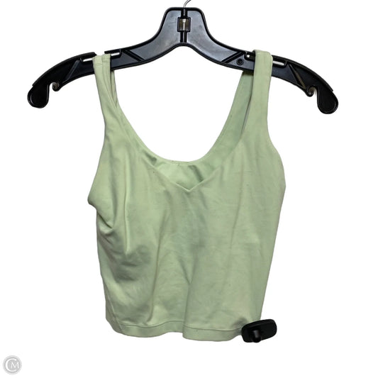 Athletic Tank Top Designer By Lululemon In Green, Size: S