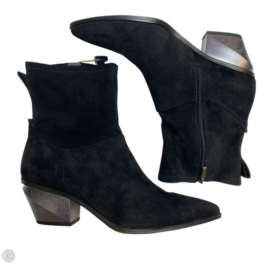 Boots Ankle Heels By Franco Sarto In Black, Size: 9.5