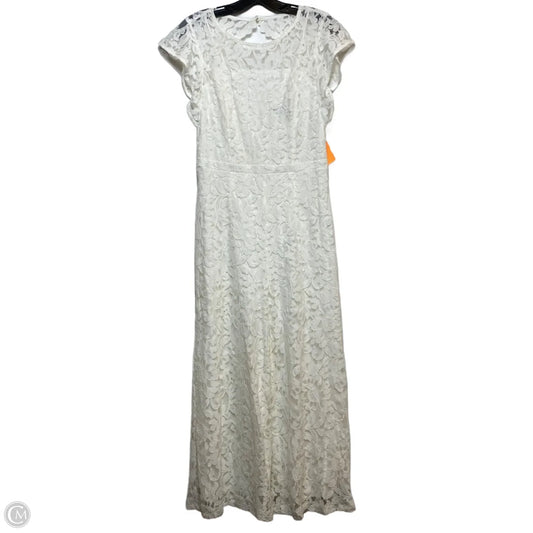 Jumpsuit By Donna Ricco In White, Size: 4
