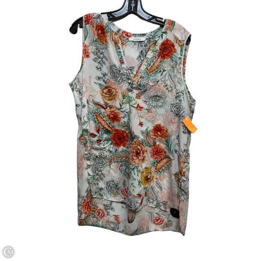 Top Sleeveless By Sioni In Multi-colored, Size: L