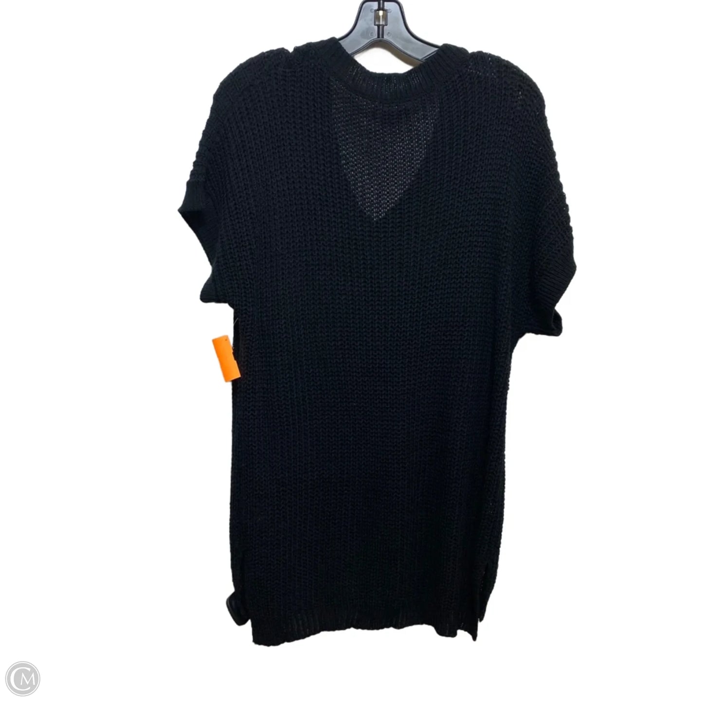 Top Short Sleeve By Bibi In Black, Size: L