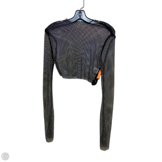 Top Long Sleeve By Princess Polly In Black, Size: Osfm