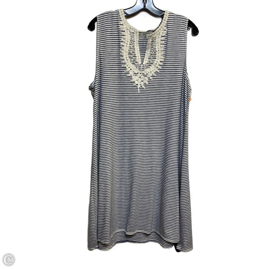 Dress Casual Short By Max Studio In Black & White, Size: Xl