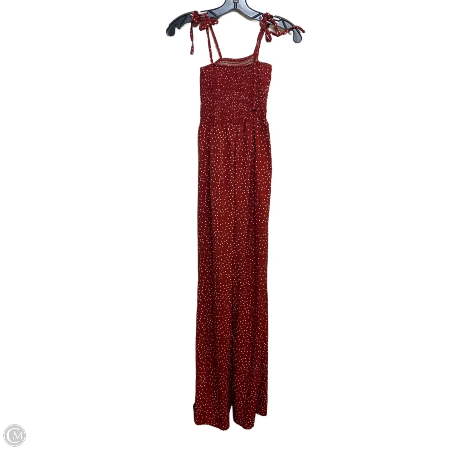 Jumpsuit By Shein In Red & White, Size: S