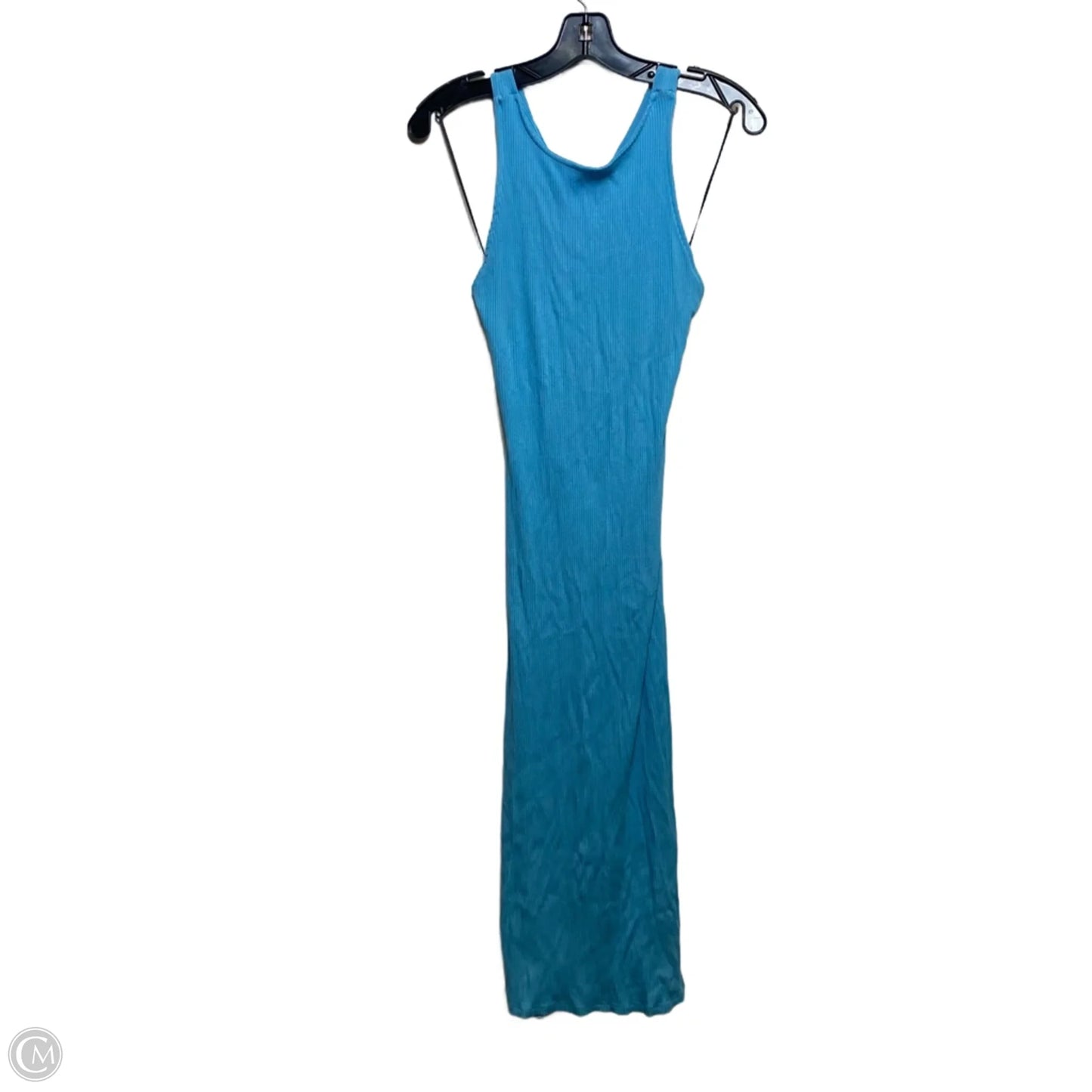 Dress Casual Midi By H&m In Blue, Size: M