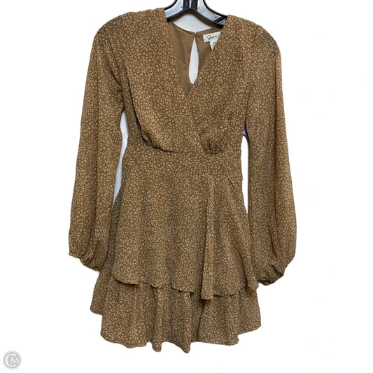 Dress Casual Short By Japna In Brown, Size: Xs