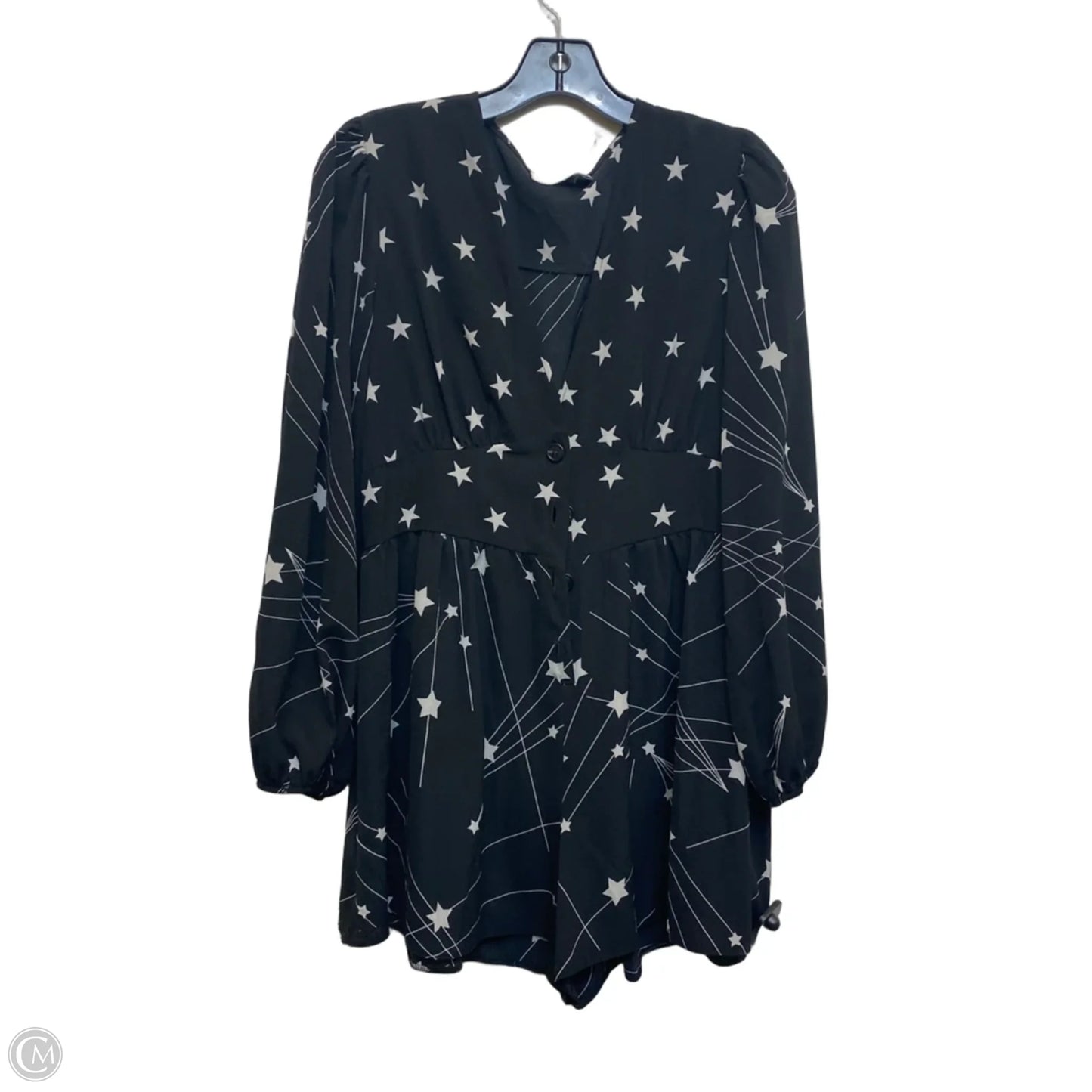 Romper By Asos In Black, Size: L