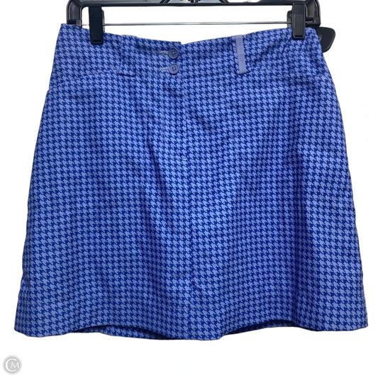 Athletic Skort By Nike Apparel In Blue, Size: Xs