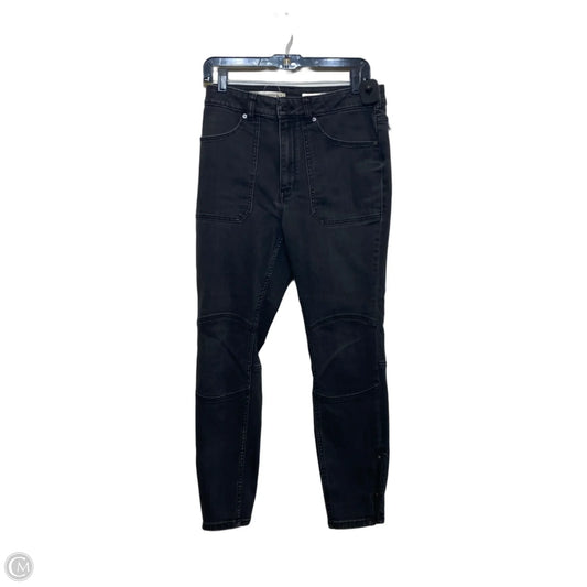 Jeans Skinny By Pilcro In Black Denim, Size: 14