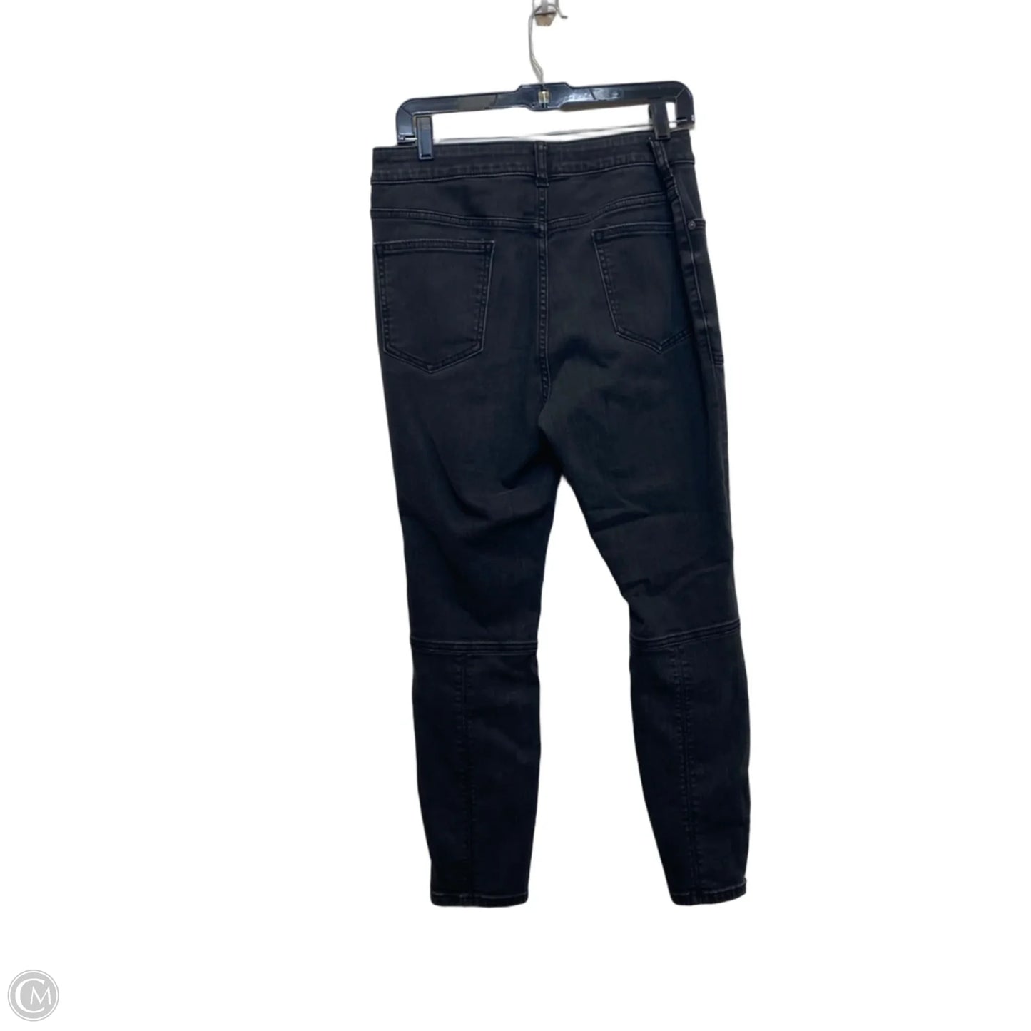 Jeans Skinny By Pilcro In Black Denim, Size: 14