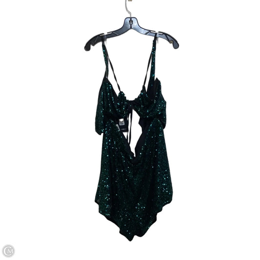 Romper By Fashion Nova In Green, Size: 3x