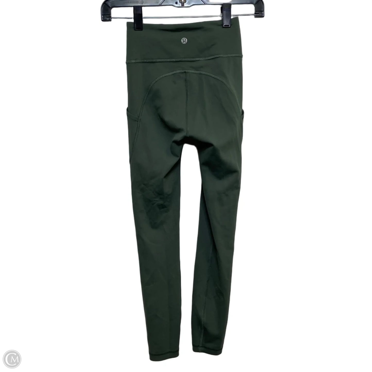 Athletic Leggings By Lululemon In Green, Size: Small