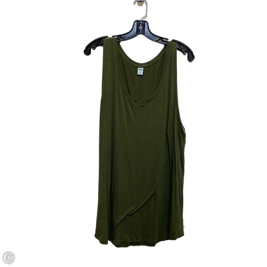 Top Sleeveless By Old Navy In Green, Size: Xxl