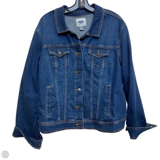Jacket Denim By Old Navy In Blue Denim, Size: Xxl