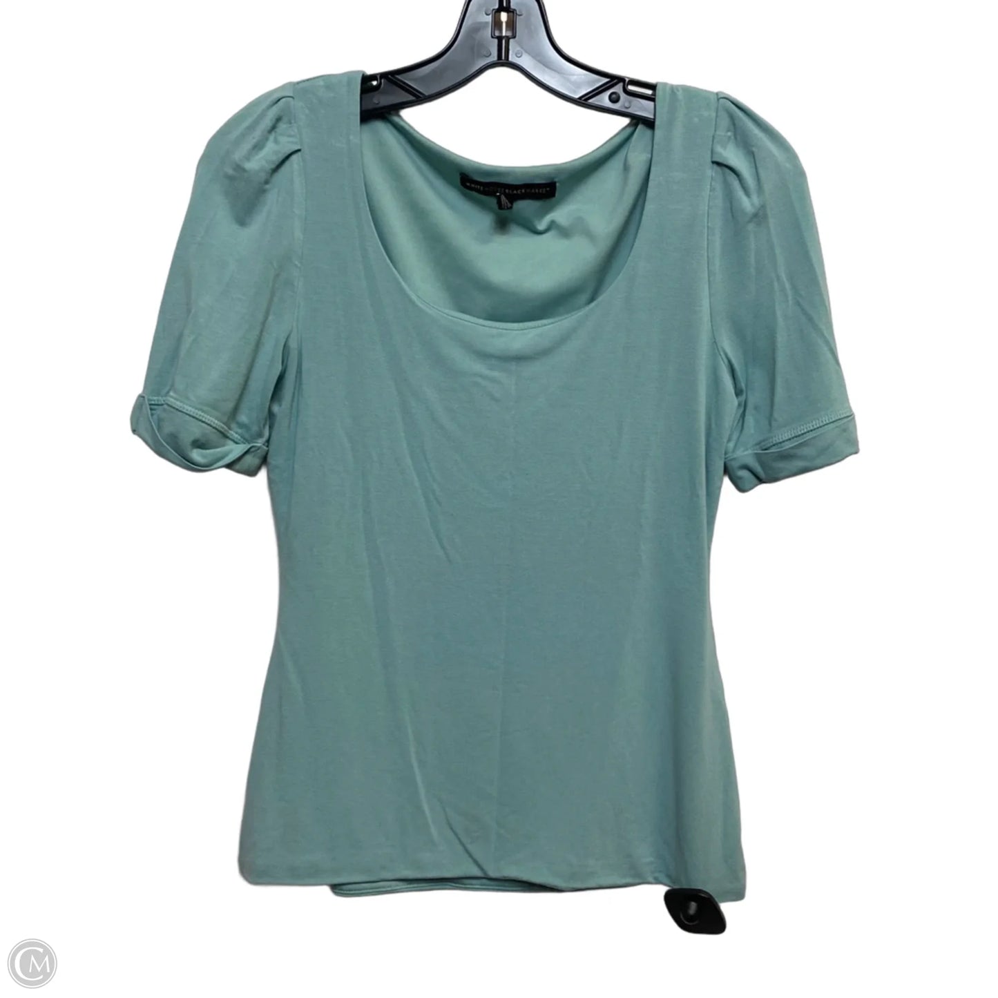 Top Short Sleeve By White House Black Market In Green, Size: Xs