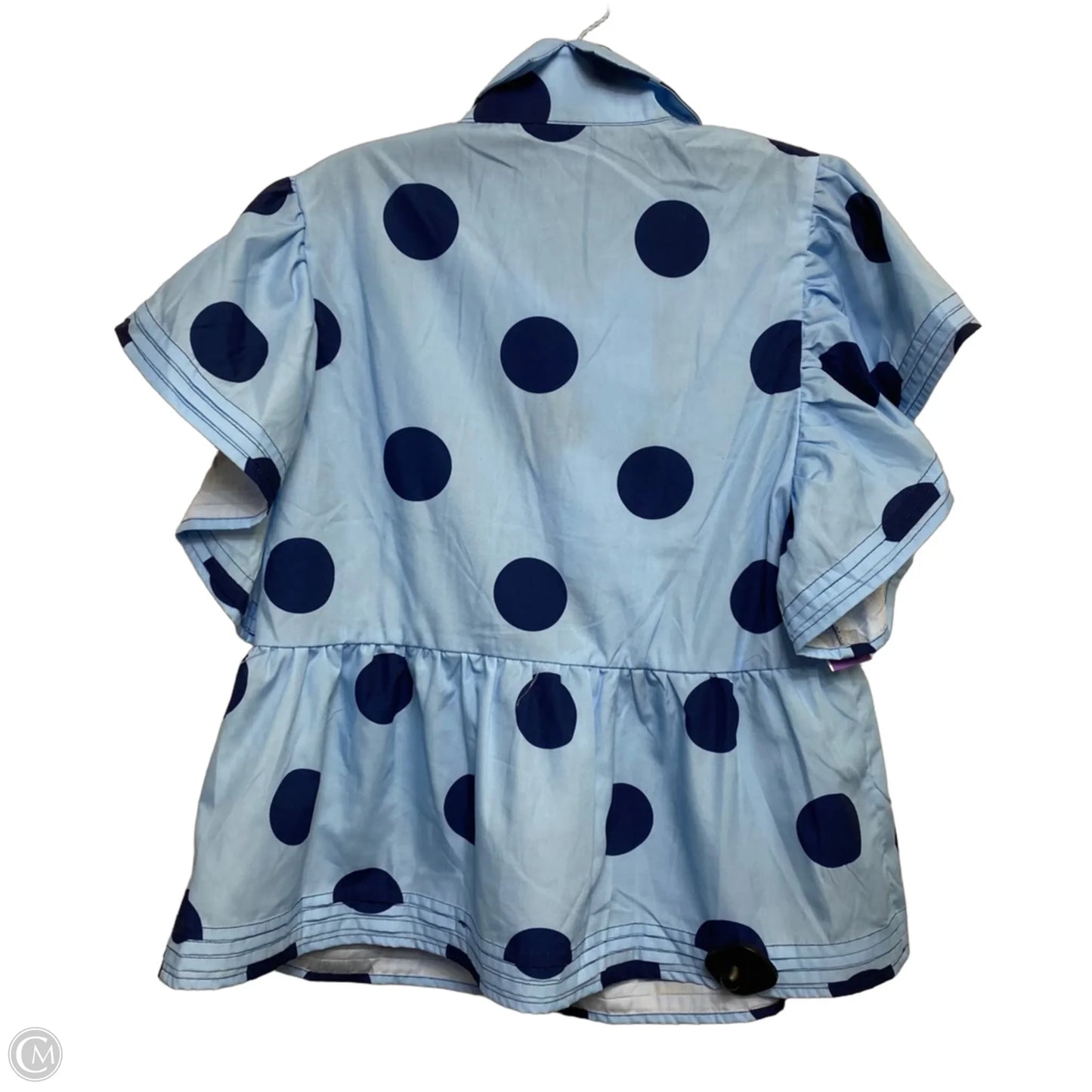 Top Short Sleeve By Cmf In Blue, Size: Medium