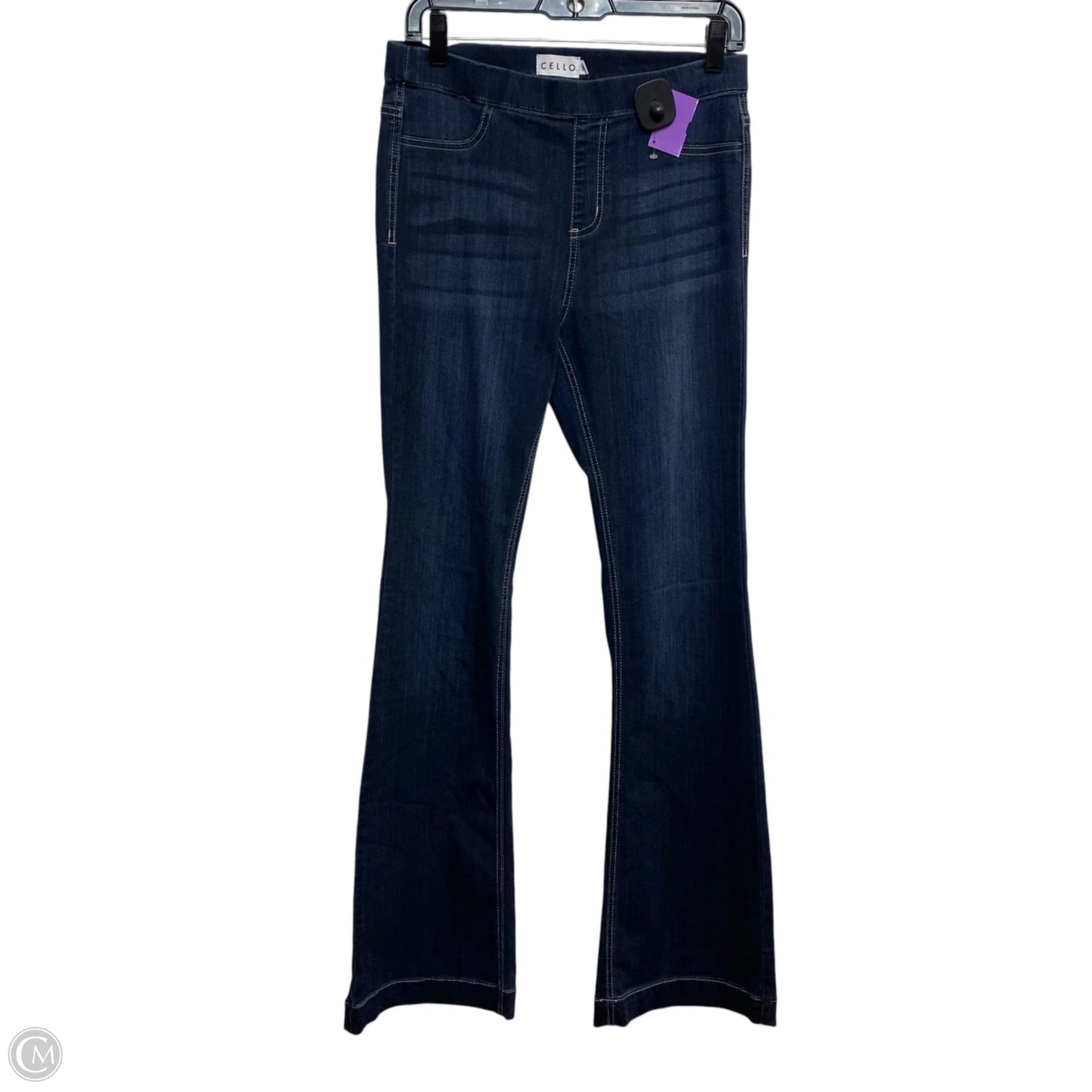 Jeans Boot Cut By Cello In Blue Denim, Size: M