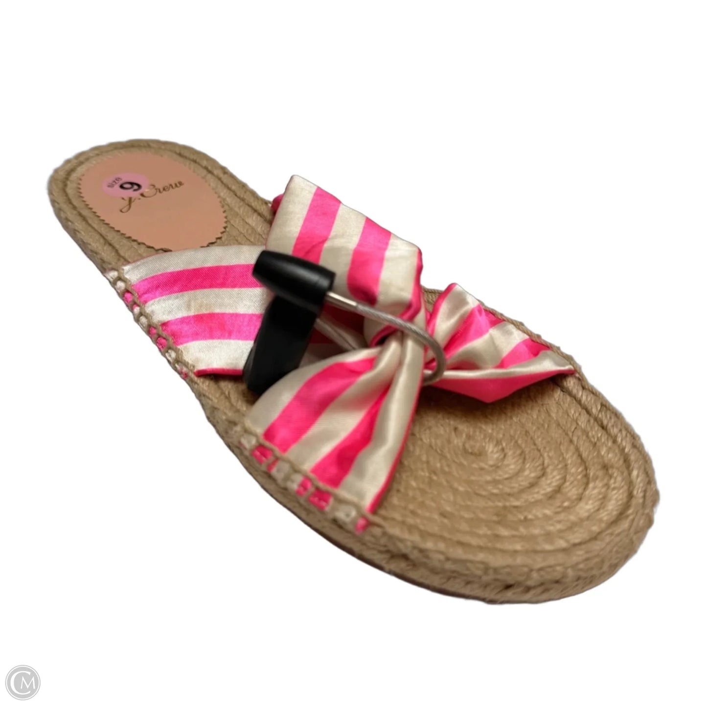 Sandals Flats By J. Crew In Pink & White, Size: 9