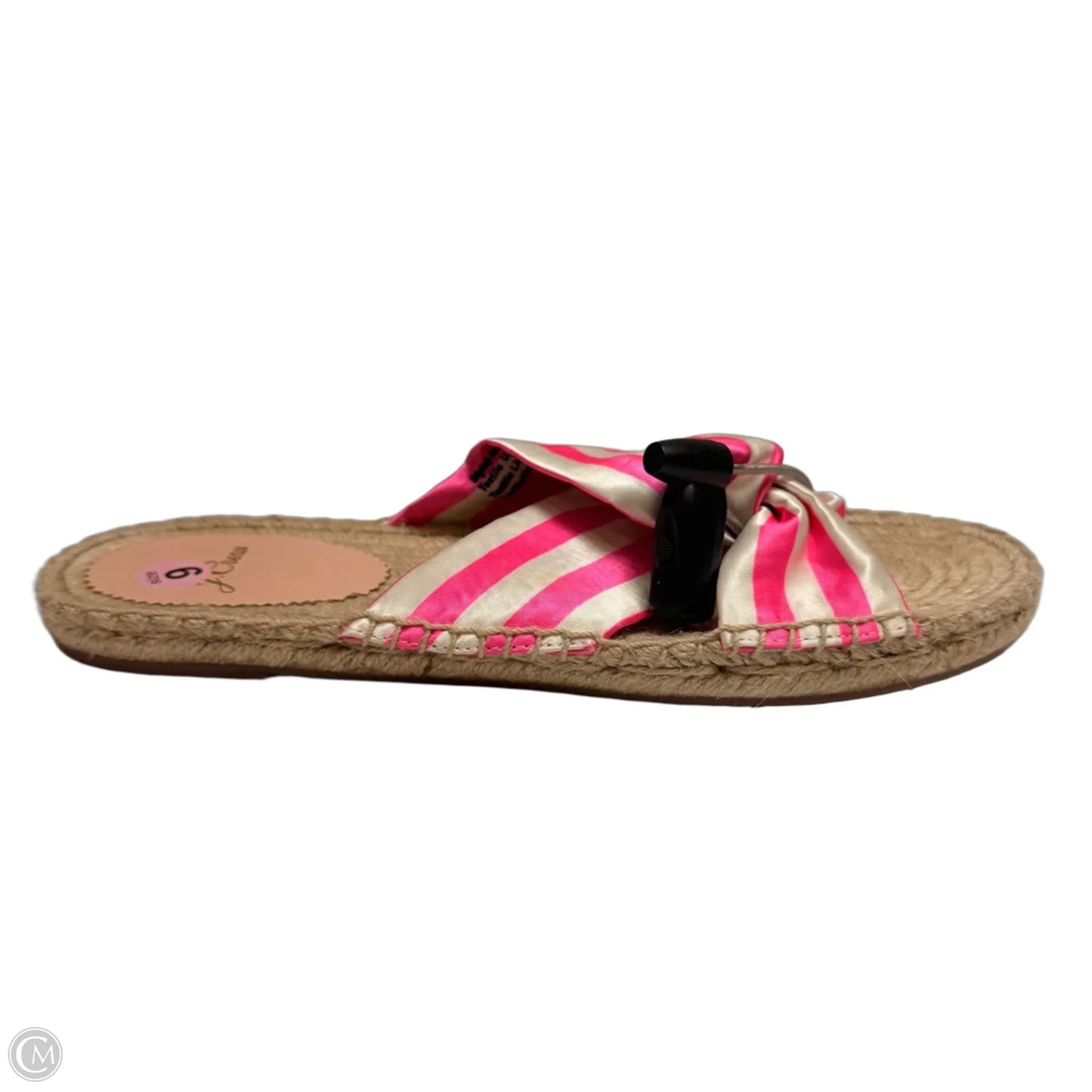 Sandals Flats By J. Crew In Pink & White, Size: 9