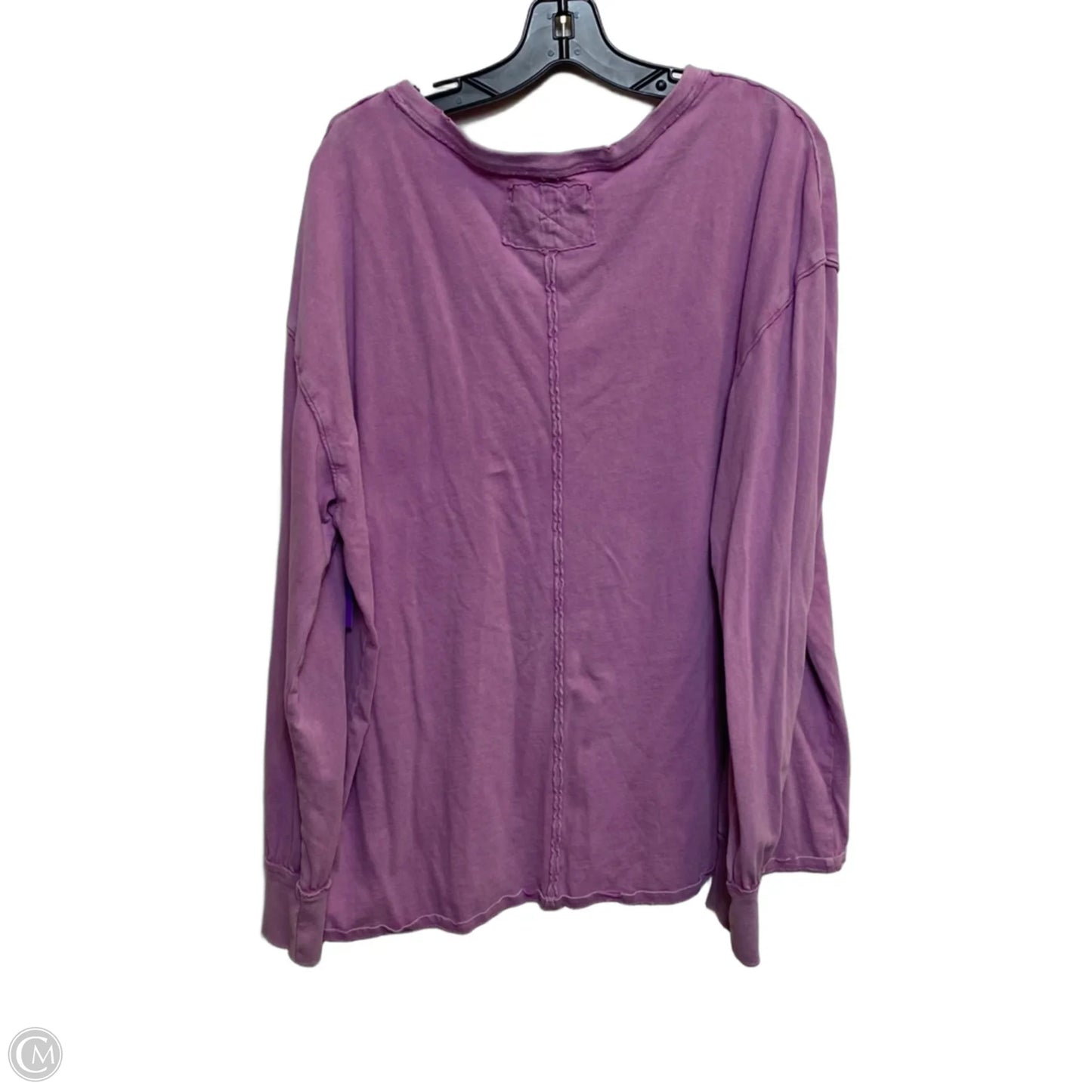 Top Long Sleeve By We The Free In Purple, Size: L