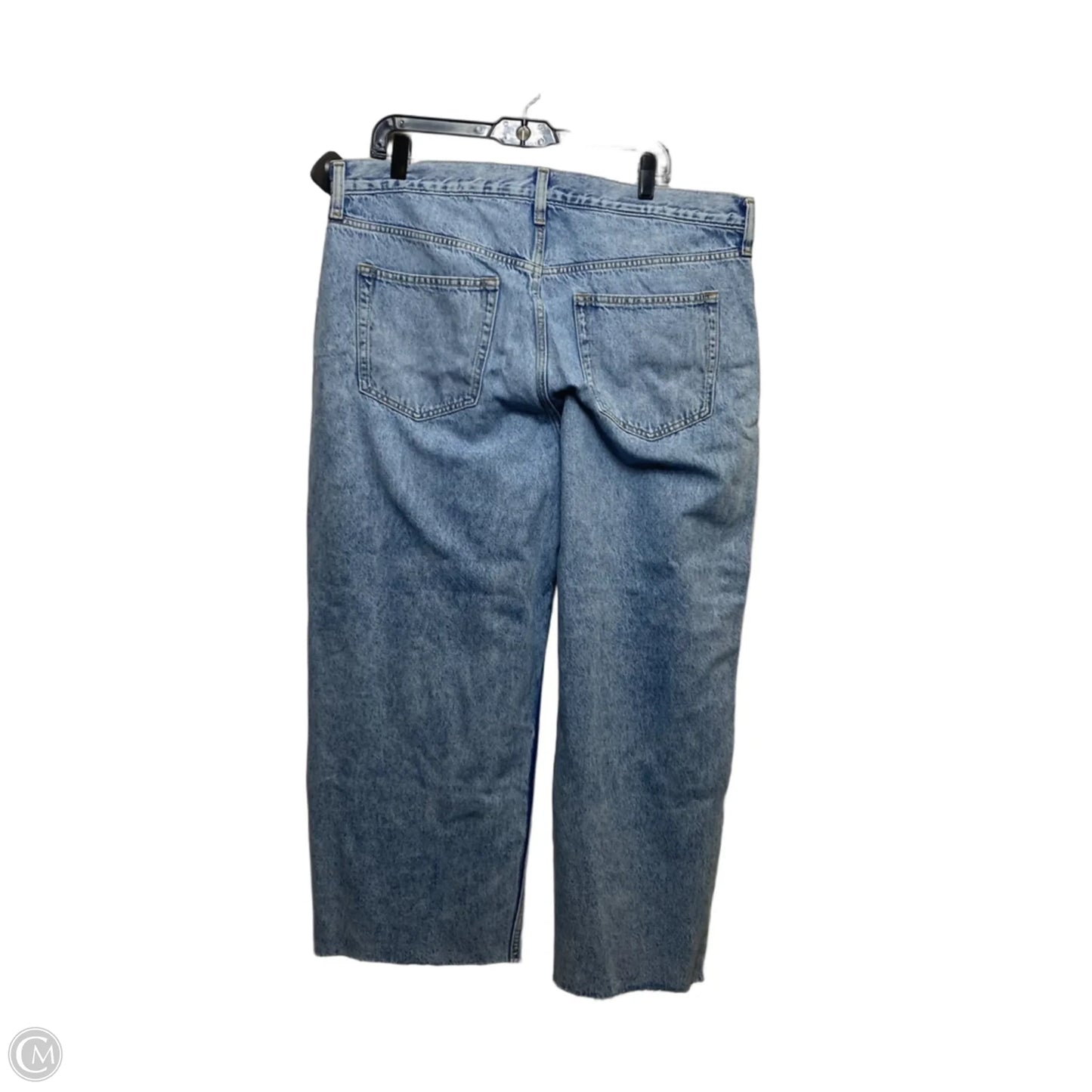 Jeans Wide Leg By Gap In Blue Denim, Size: 16