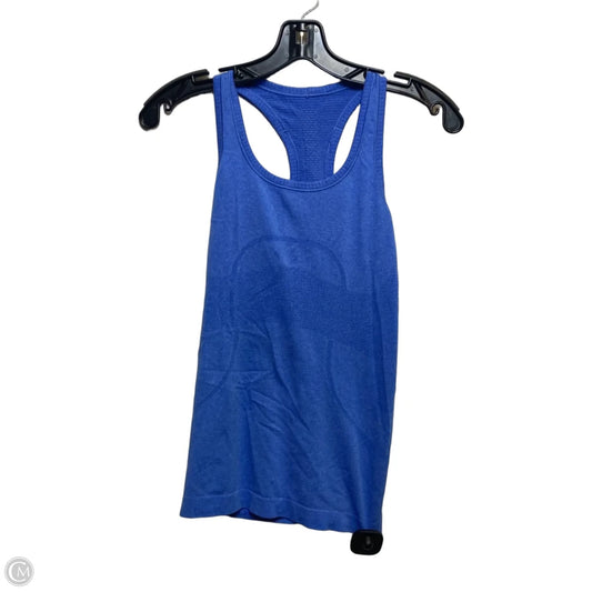 Athletic Tank Top Designer By Lululemon In Blue, Size: S