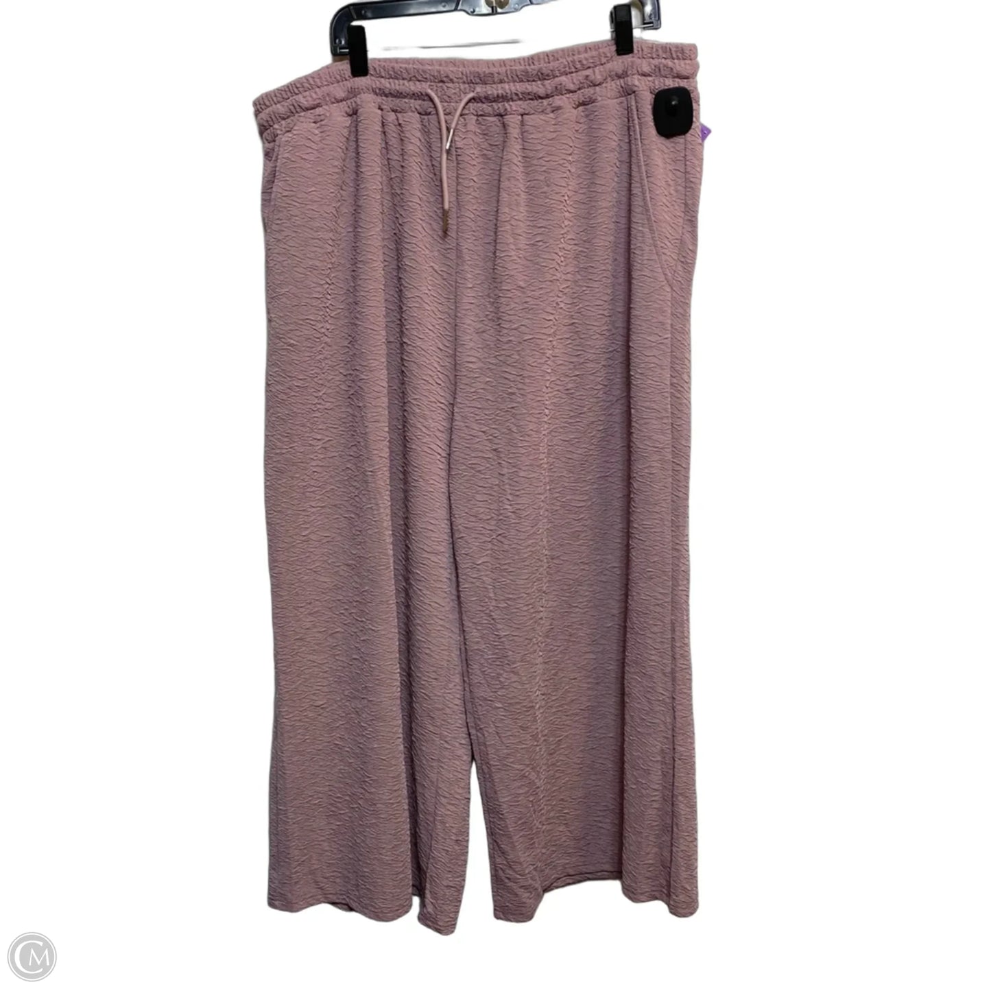 Pants Set 2pc By Double Take In Purple, Size: 3x