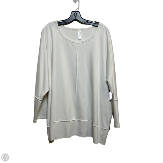 Top Long Sleeve By Spanx In White, Size: 2x