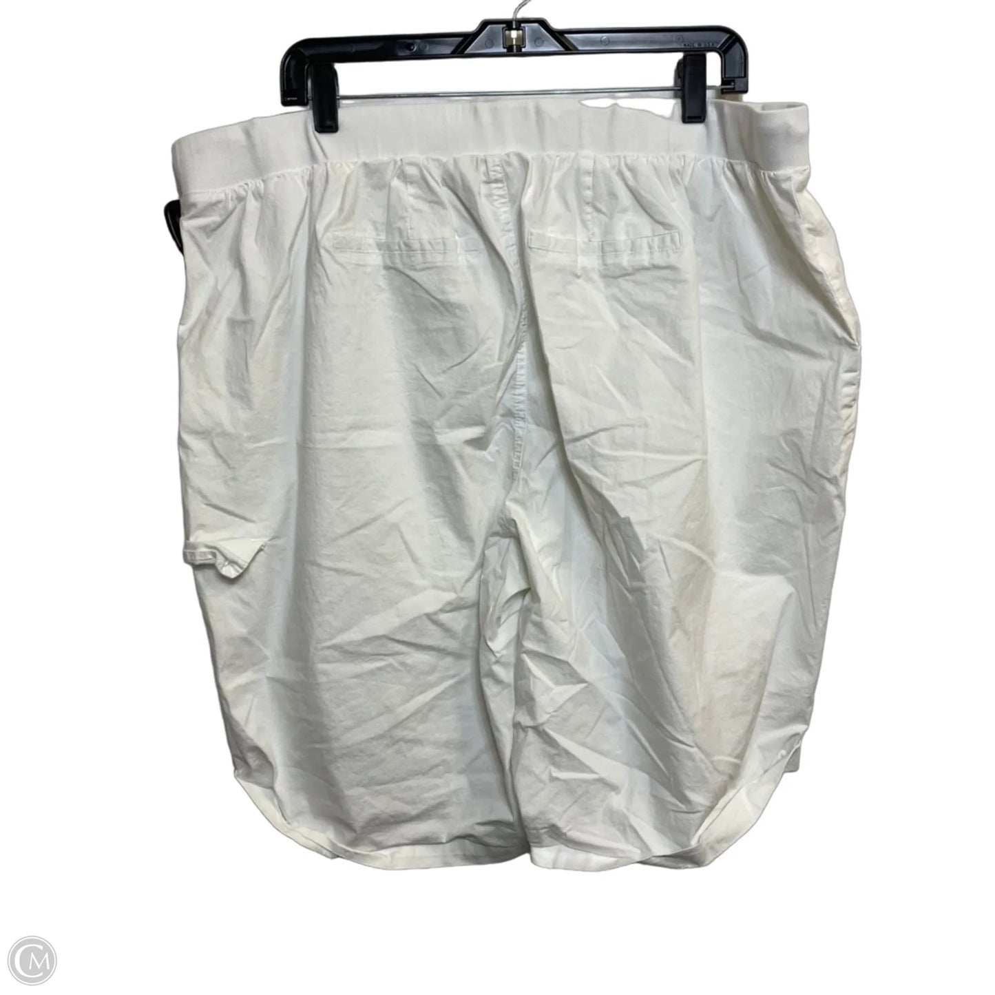 Shorts By Cato In White, Size: 22