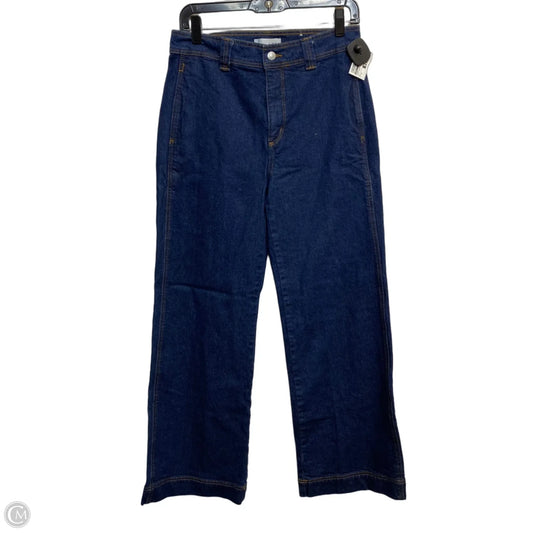 Jeans Wide Leg By Loft In Blue Denim, Size: 2