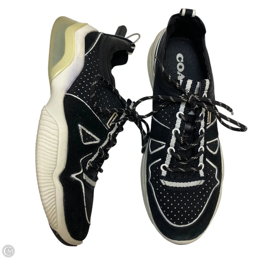 Shoes Designer By Coach In Black, Size: 9