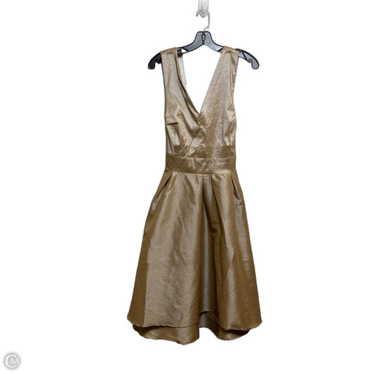 Dress Party Midi By Iris In Gold, Size: 3x
