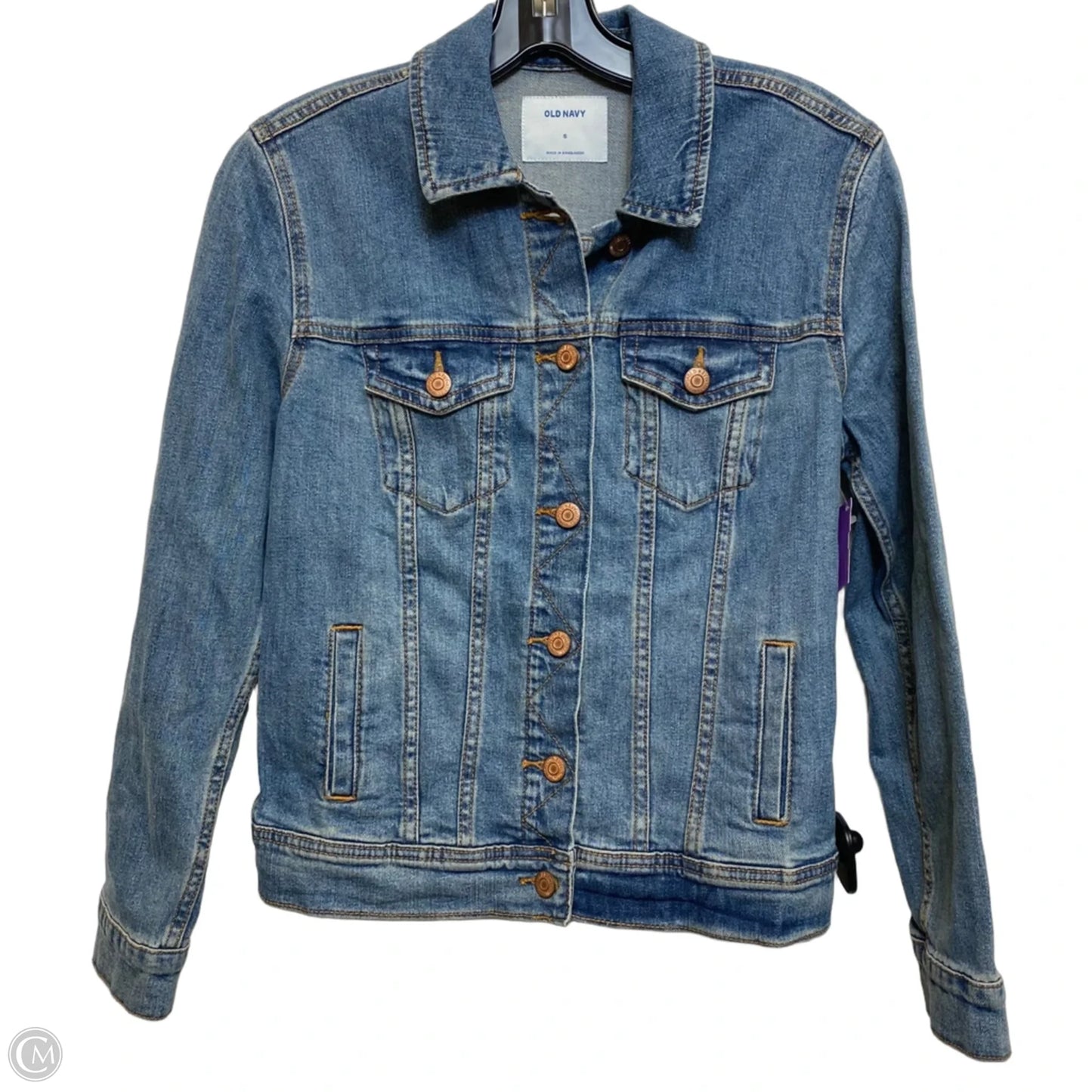 Jacket Denim By Old Navy In Blue Denim, Size: S