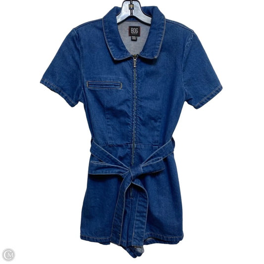 Romper By Bdg In Blue Denim, Size: Xs