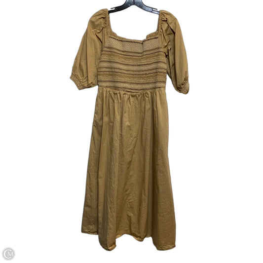 Dress Casual Maxi By Old Navy In Tan, Size: L