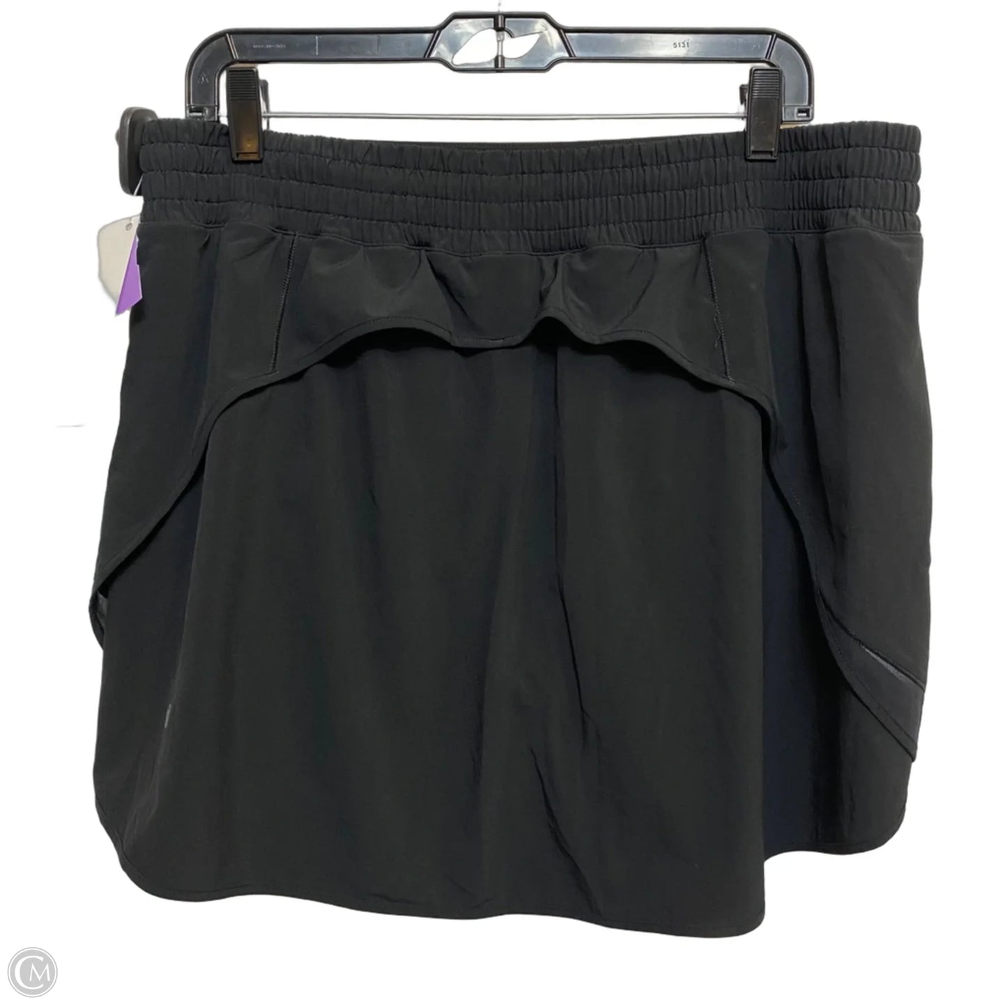 Athletic Skort By Lululemon In Black, Size: L