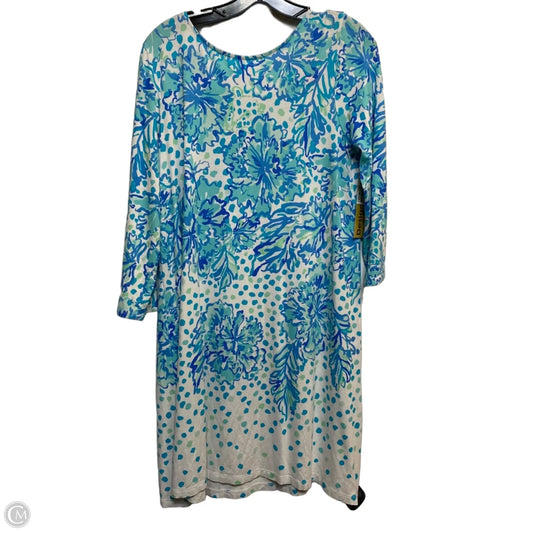 Dress Designer By Lilly Pulitzer In Blue & Green, Size: L
