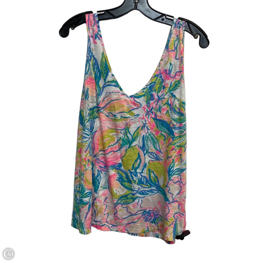 Top Sleeveless Designer By Lilly Pulitzer In Multi-colored, Size: Xl