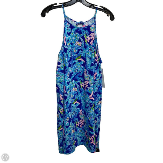 Dress Designer By Lilly Pulitzer In Blue & Pink, Size: L
