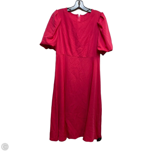 Dress Casual Midi By Shein In Pink, Size: M